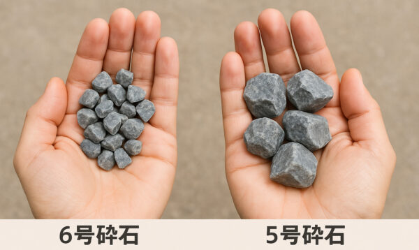5号砕石と6号砕石