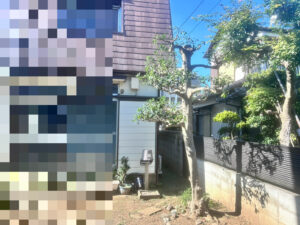 剪定の作業写真