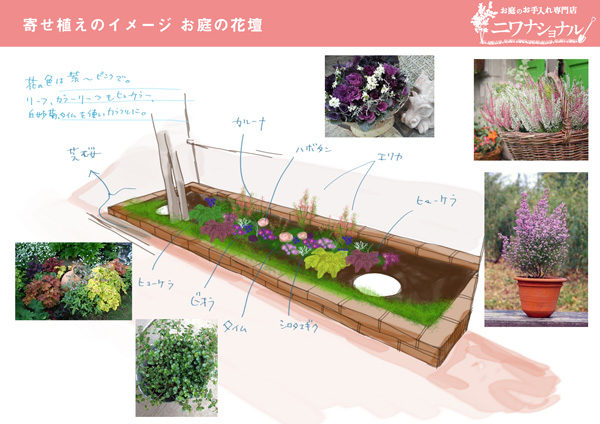 新しい花壇にお花を お庭の専門店ニワナショナル 東京 埼玉