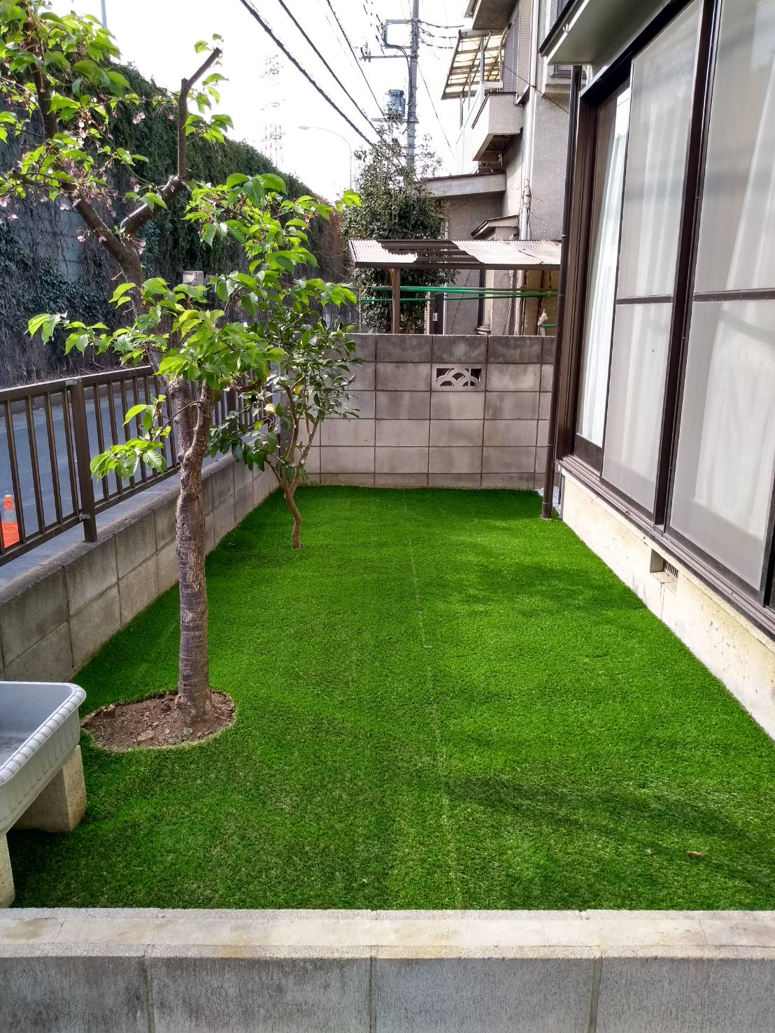 防草対策 人工芝 川越市 お庭の専門店ニワナショナル 東京 埼玉