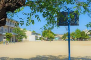 学校の校庭