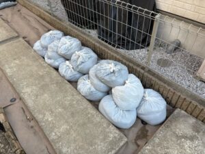 土の回収・処分