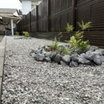マンション植栽リニューアル作業写真