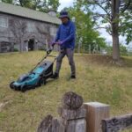 芝刈り作業写真