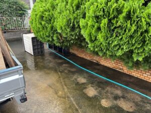 不用品回収の作業写真