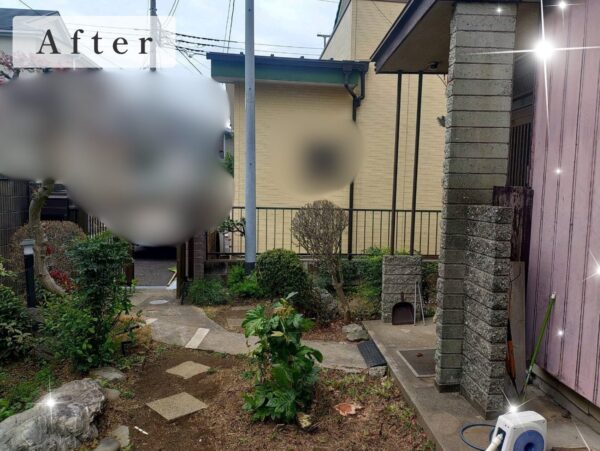 作業後の写真