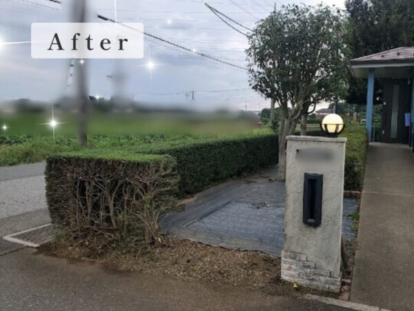 剪定刈込の作業事例アイキャッチ