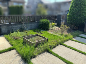 刈込・芝刈りの作業写真