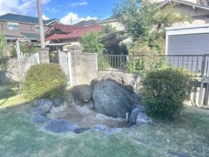 伐採、芝刈り、除草の作業写真