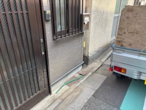 不用品回収の作業写真