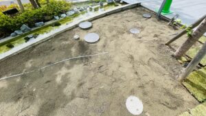 芝生の張り替え（TM9）の施工写真