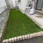 人工芝の種類　施工事例