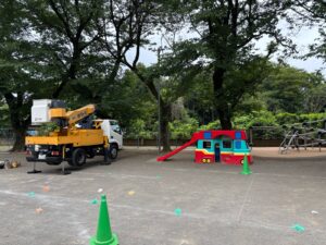 桜の木伐採・枯れ枝除去作業事例写真
