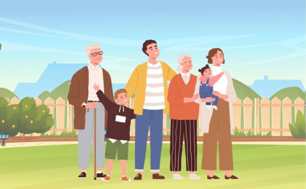 家族　イラスト