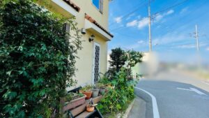 剪定,薔薇の作業写真