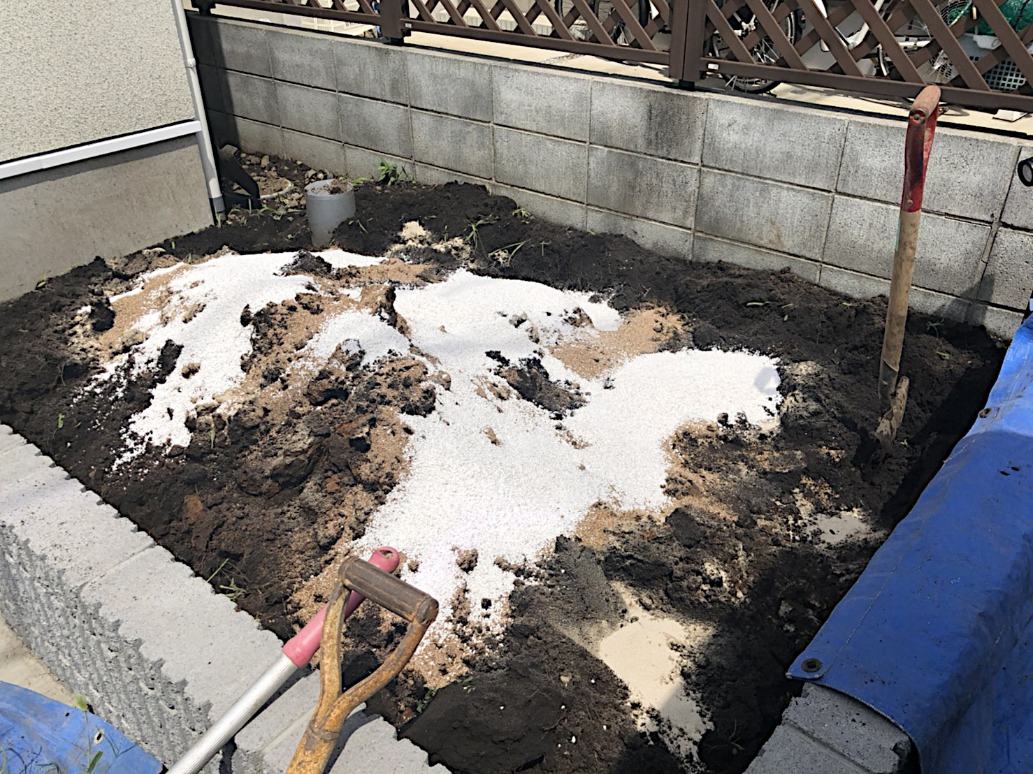 花壇の土壌改良 東京都西東京市 お庭の専門店ニワナショナル 東京 埼玉