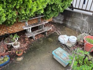 不用品回収の作業写真