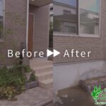 花壇内除草、移植の作業事例アイキャッチ