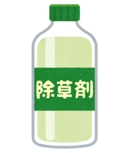 除草剤のイラスト