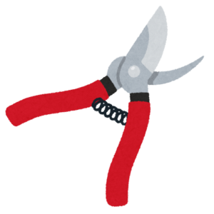 剪定バサミのイラスト