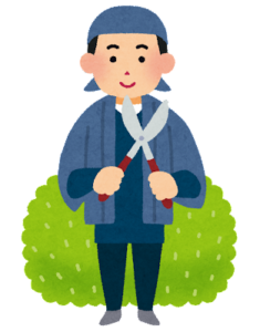 職人・庭師のイラスト